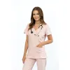 Bluzka medyczna SCRUBS MEDI TEDDY  - COSTA  POWDER ROSE